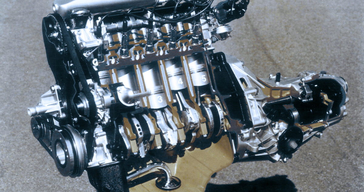 Audi 5 cylinder engine